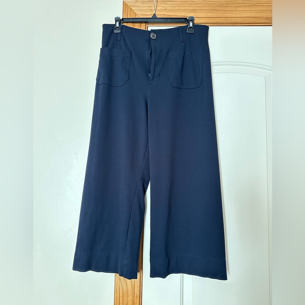 Lauren Conrad wide leg cropped trousers